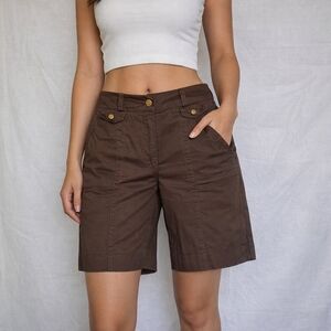 Jones New York Dark Brown Women's Bermudas